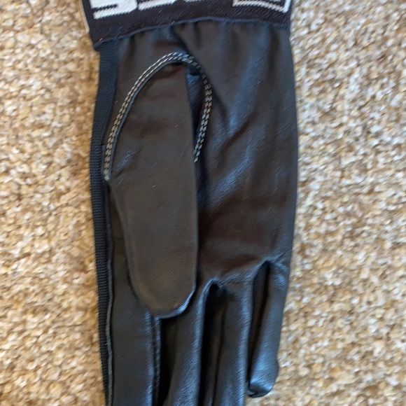 New SSG black cowboy leather roping glove right hand size small - Picture 5 of 8